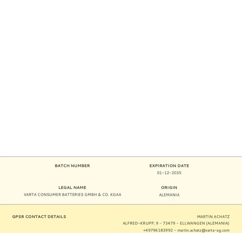 Μπαταρίες Varta longlife power cube aa - lr06 1,5 V AA LR06 (12 Μονάδες) (12 Τεμάχια)