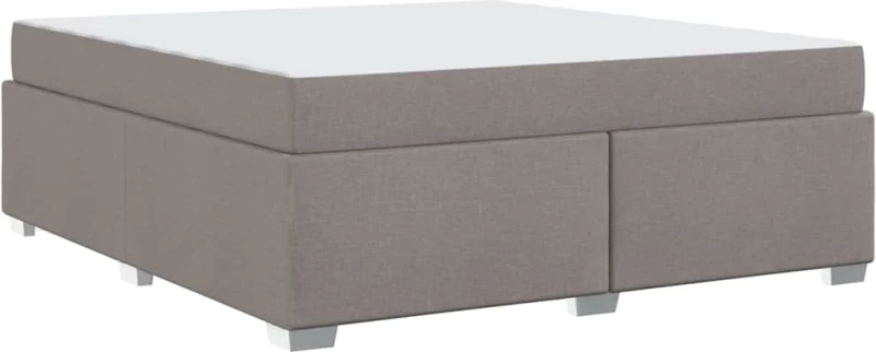 vidaXL Σκελετός Κρεβατιού Taupe 180 x 200 cm ύφασμα
