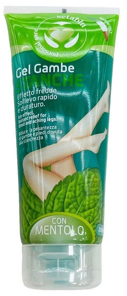 Setablu Leg-Gambe Menthol Gel Κρέμα Ποδιών 200ml
