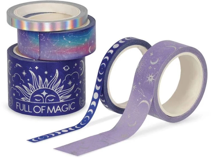 Σετ Αυτοκόλλητες Ταινίες Διακόσμησης Legami Magic Μωβ TAP0010