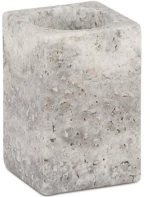 Ποτηροθήκη Marble AH-BA25093 7,5x7,5x11cm Grey Andrea House Μάρμαρο