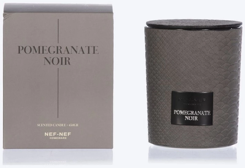 Αρωματικό Κερί Pomegranate Noir 450gr Grey Nef-Nef Homeware