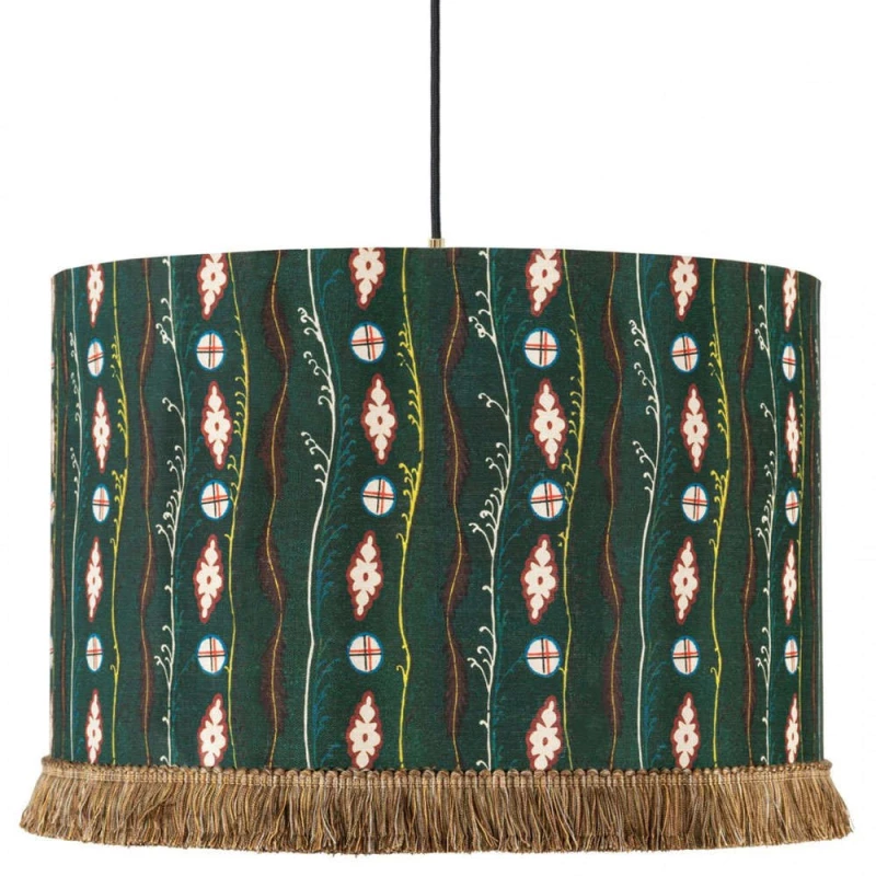 Φωτιστικό Οροφής Tyrol Folk Pattern CL50549 Φ55x30cm 1xE27 60W Multi MindTheGap