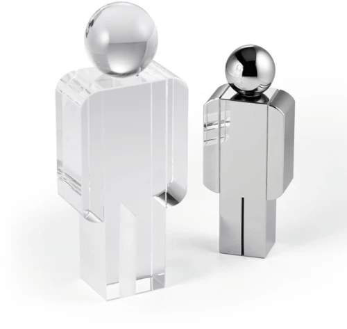 Διακοσμητική Φιγούρα Επιτραπέζια Jan 163004 7,6x5x20,3cm Clear Philippi Κρύσταλλο