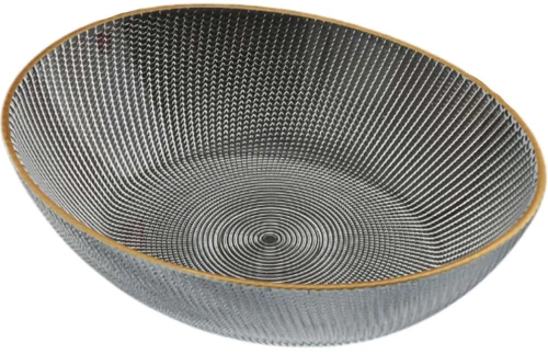 Σαλατιέρα Deniz 330SBL1113 23x18x5,5cm Clear Hermia Large Γυαλί