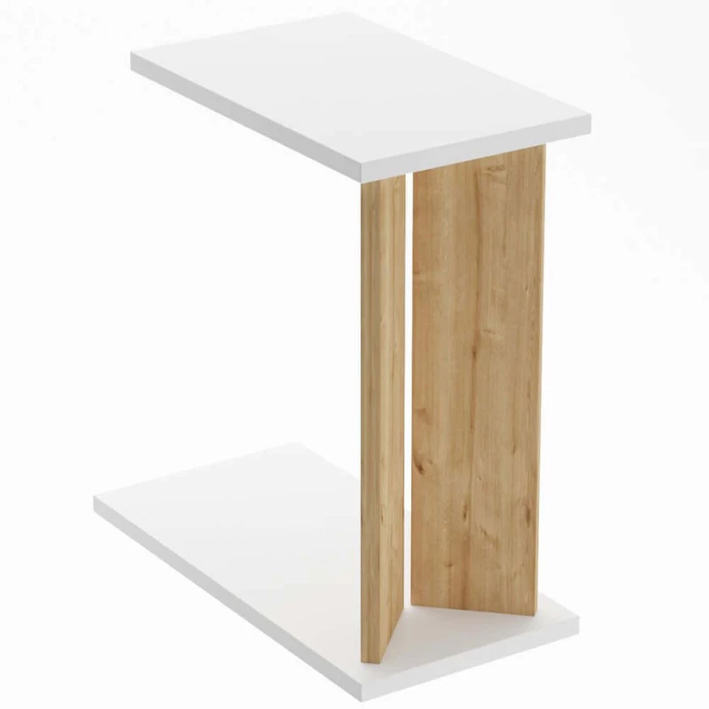 Τραπεζάκι Βοηθητικό Lun 835PUQ6360 25x50x48,6cm Oak-White