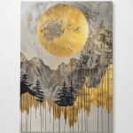 Πίνακας Καμβάς 529TCR2365 70x100cm Multi Wallity Κάθετοι Ξύλο, Καμβάς