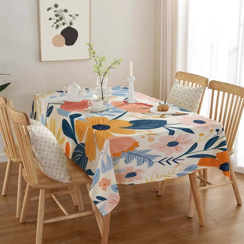 Τραπεζομάντηλο 427PLT1197 Multi Hermia 140 X140 Polyester,Βαμβάκι