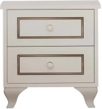 Κομοδίνο Rb 167RAB1301 45x40x45cm White