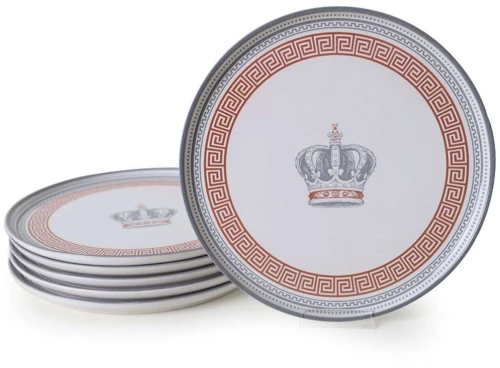 Πιάτο Ρηχό (Σετ 6Τμχ) 275KRM2327 28cm Multi Hermia Κεραμικό