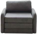 Πολυθρόνα - Κρεβάτι Nest 383EVN1271 110x83x77cm Grey