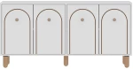 Μπουφές Orion 327ODS1341 150x36x73cm White Μοριοσανίδα, Μελαμίνη