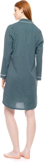 Γυναικείο Νυχτικό Pink Label - Σεμιζιέ - Green Forest Stripes - Regular Fit - Cotton