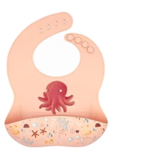 Sassi Σαλιάρα σιλικόνης LFGB 6m+ Slurpy The Octopus SI0979