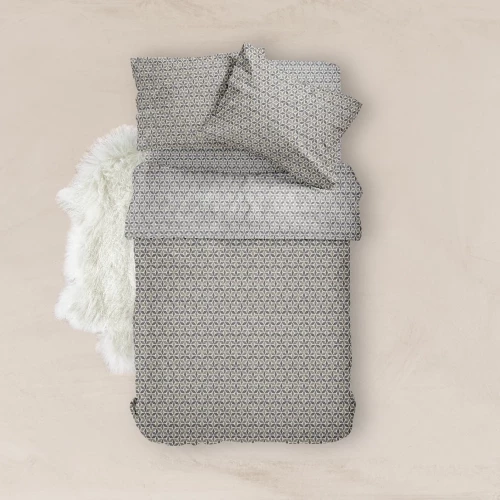 Σεντόνια Εμπριμέ Σετ Honey Υπέρδιπλα Borea Home Textiles