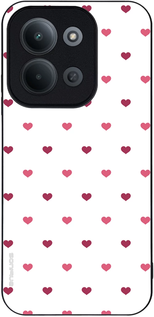 Θήκη Sonique Heart Series για Xiaomi Redmi 15C 4G / Redmi 15C 5G / Poco C85 4G Λευκό 01
