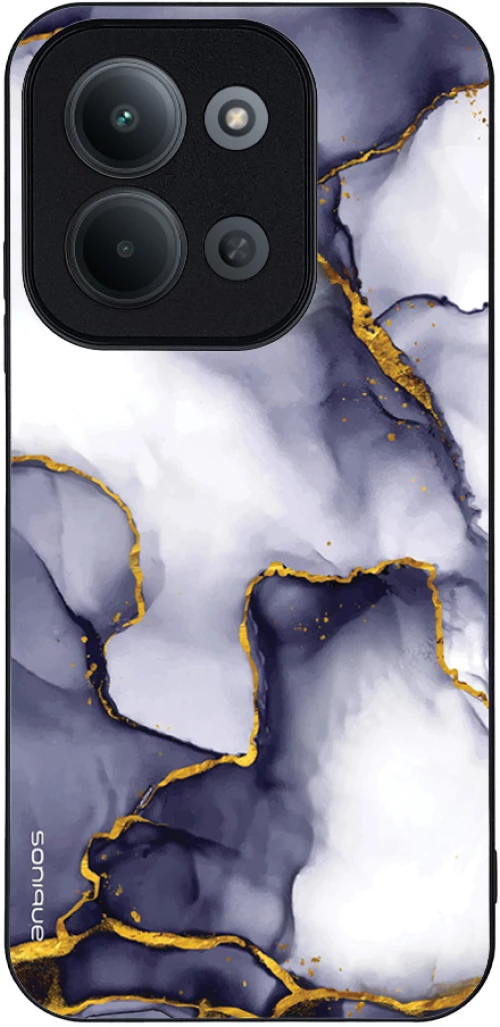 Θήκη Sonique Marble Series για Xiaomi Redmi 15C 4G / Redmi 15C 5G / Poco C85 4G Μωβ Γκρι