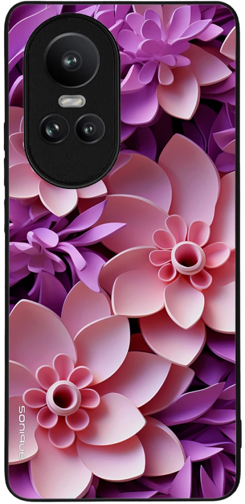 Θήκη Sonique 3D Flower Series για Oppo Reno10 Pro 5G Ροζ