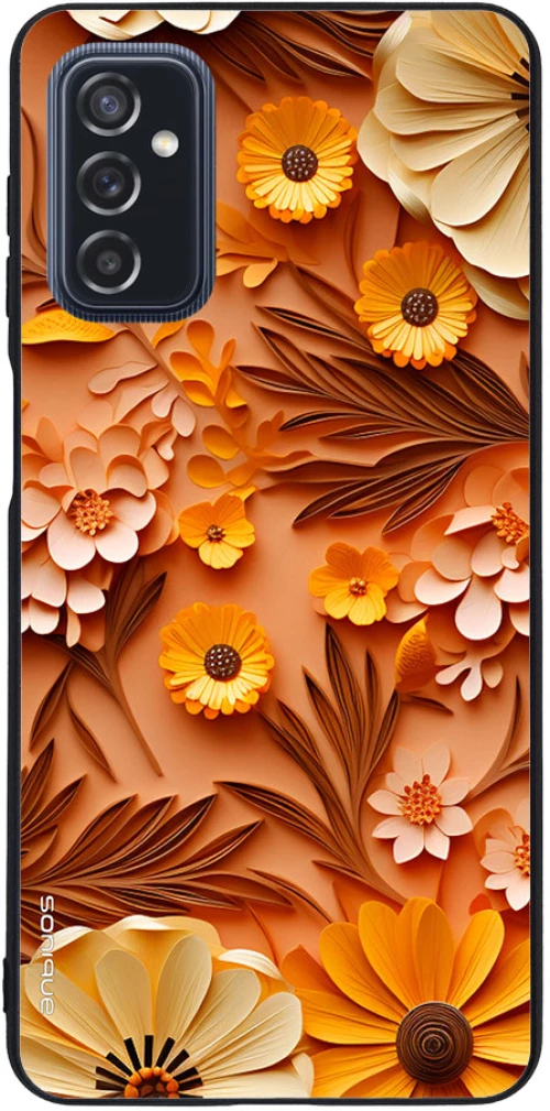 Θήκη Sonique 3D Flower Series για Samsung Galaxy M52 5G Πορτοκαλί