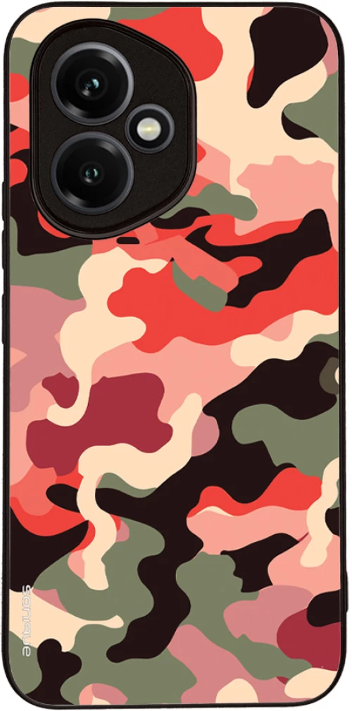Θήκη Sonique Camouflage Army Series για Honor 400 5G Κόκκινο