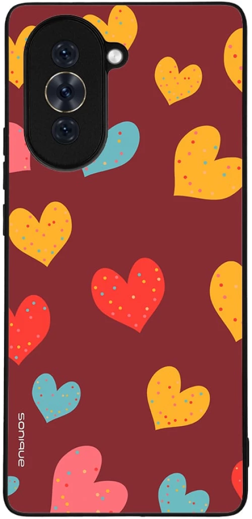 Θήκη Sonique Heart Series για Huawei Nova 10 Μπορντώ