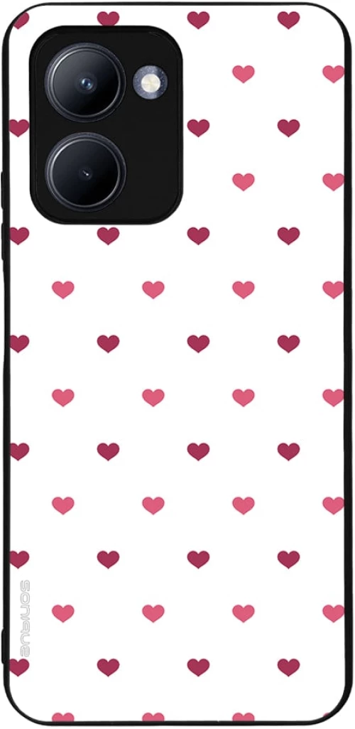 Θήκη Sonique Heart Series για Realme C33 Λευκό 01