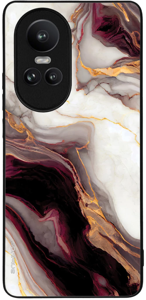 Θήκη Sonique Marble Series για Oppo Reno10 Pro 5G Μπορντώ