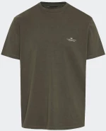 FUNKY BUDDHA Men's Basic T-Shirt - FBM012-001-04-DUSTY OLIVE
