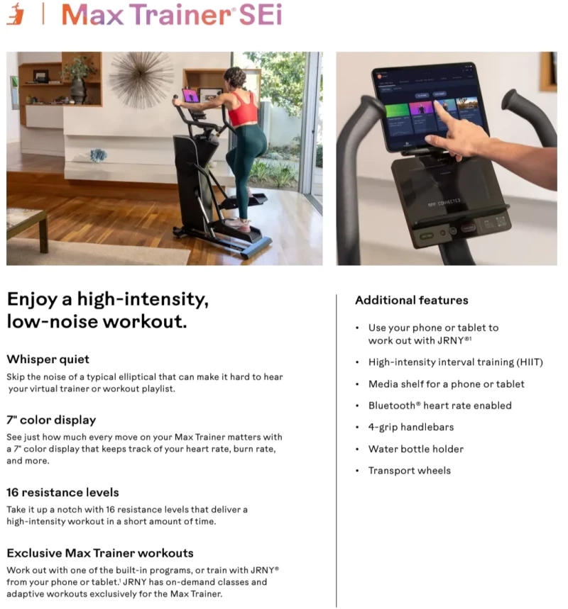 Ελλειπτικό Max Trainer SEI Bowflex