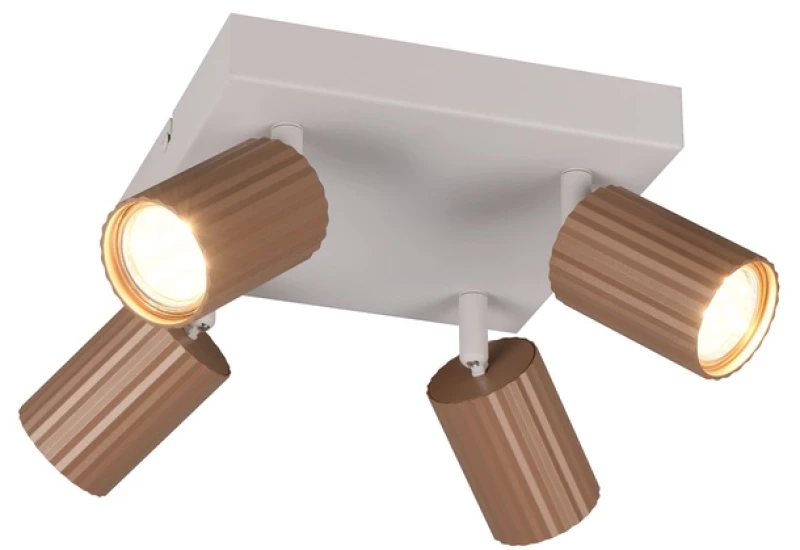 Φωτιστικό Σποτ Trio Lighting SOKA 867730465 Καφετί (Coffee)