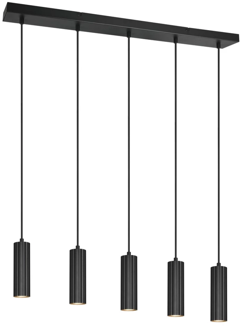 Φωτιστικό Κρεμαστό Trio Lighting SOKA 367700532 Μαύρο Ματ (Black Mat)