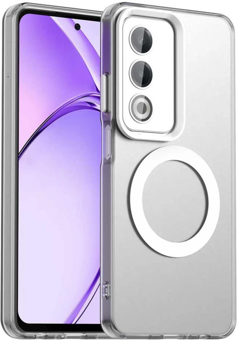 Θήκη Oppo A80 Techsuit CandyCase Σκληρή Ημιδιάφανη με MagSafe - White (5949419310353)