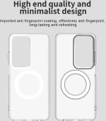 Θήκη Oppo A80 Techsuit CandyCase Σκληρή Ημιδιάφανη με MagSafe - White (5949419310353)