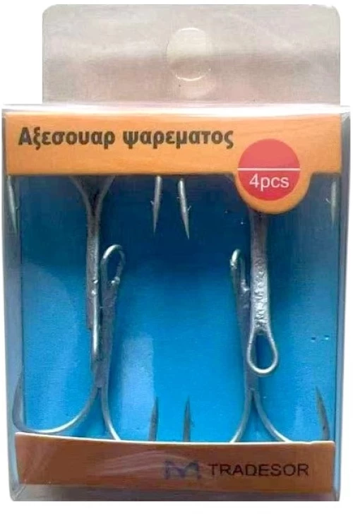 Αγκίστρια σαλαγκιές - 4pcs - 3/0 - 832503