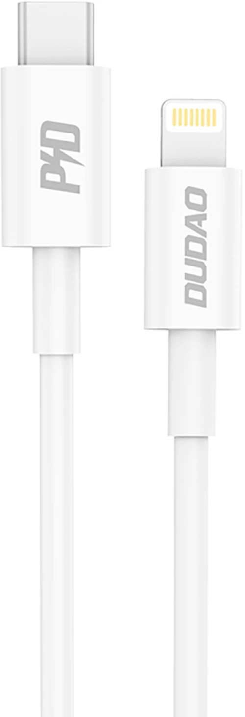 Dudao L6X USB-C - Lightning PD 20W 1m Cable - White