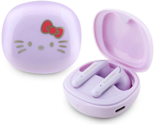 Hello Kitty TWS Earphones O Glossy Finish - Purple