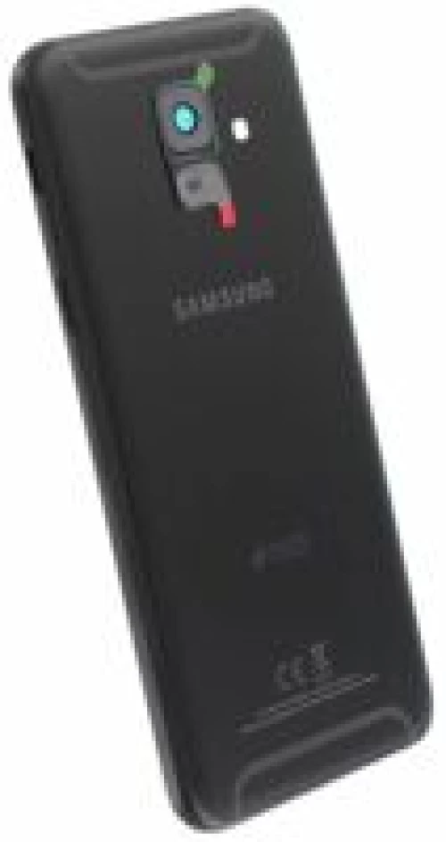 Samsung (GH82-16423A) Rear Cover - Black, Galaxy A6; SM-A600