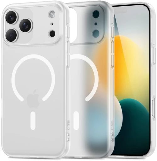 Tech-Protect MagSlim MagSafe Case for iPhone 17 Pro - Matte White