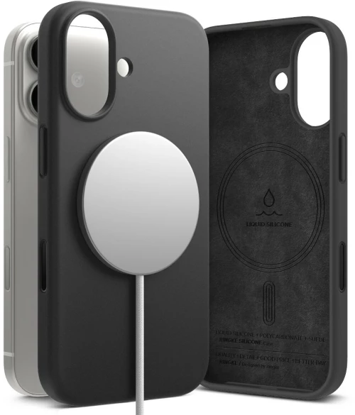 Ringke Silicone Magnetic MagSafe Case for iPhone 17 - Purple