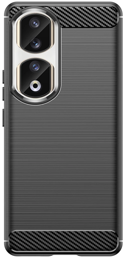 Carbon Case for Honor 90 Pro - black