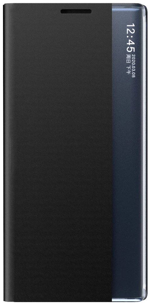 New Sleep Case Flip Cover with Stand Function for Samsung Galaxy A36 - Black