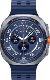 Samsung Galaxy Watch Ultra (2025) Titanium 47mm Αδιάβροχο με eSIM και Παλμογράφο - Μπλε