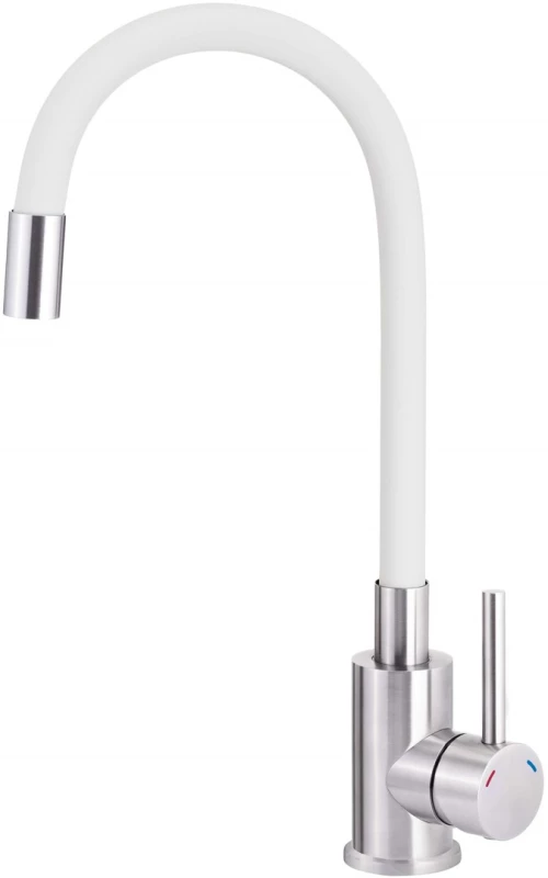 Kitchen faucet with flexible spout