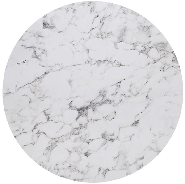 HPL (High Pressure Laminated) Επιφάνεια Τραπεζιού Απόχρωση White Marble, Εξωτερικού χώρου