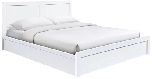 CALIBER Κρεβάτι Διπλό για Στρώμα 160x200cm, Απόχρωση Άσπρο