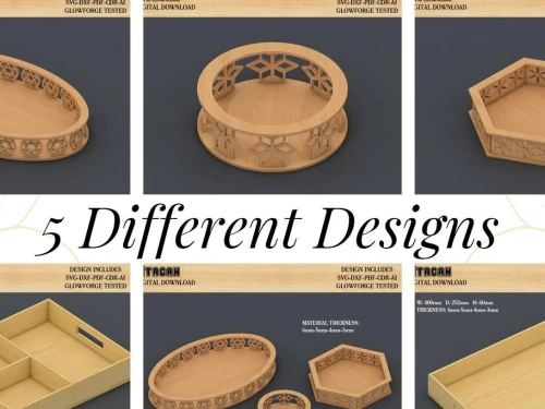 Intra απο ξύλο plywood 3mm-4mm πάχος – Ξύλινος δίσκος σερβιρίσματος Ψηφιακά κομμένα αρχεία Δίασταση  20x20 cm INTRAFABR-41728775