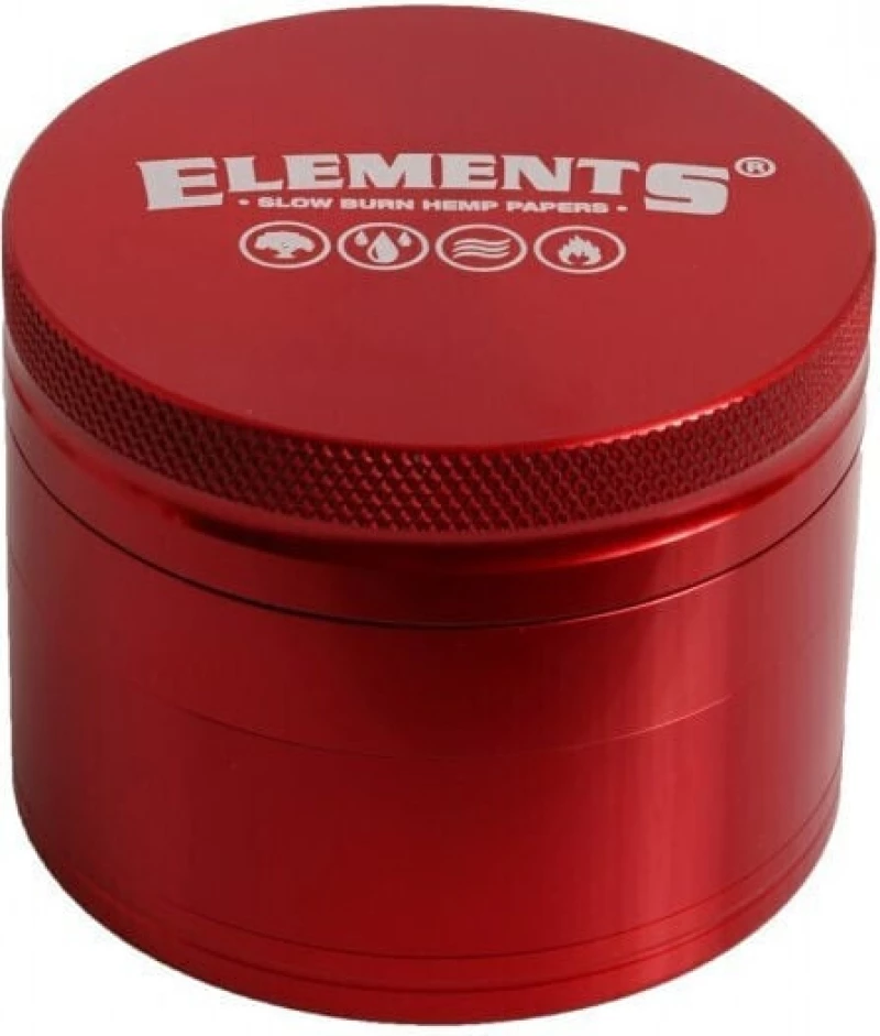 Elements Grinder Red Large 62mm