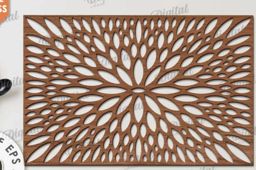 Intra απο ξύλο plywood 3mm-4mm πάχος – Ξύλο Σουπλά Κοπή Laser. Διακόσμηση σπιτιού Δίασταση  20x20 cm INTRAFABR-115896981