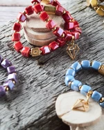 Ceramic Red Bracelet