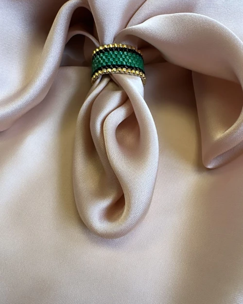 Miyuki Ring - Dynamic Green